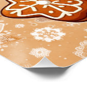 Gingerbread Girl's Hot Cocoa Hot Tub Retreat Perfect Poster (Hoek)