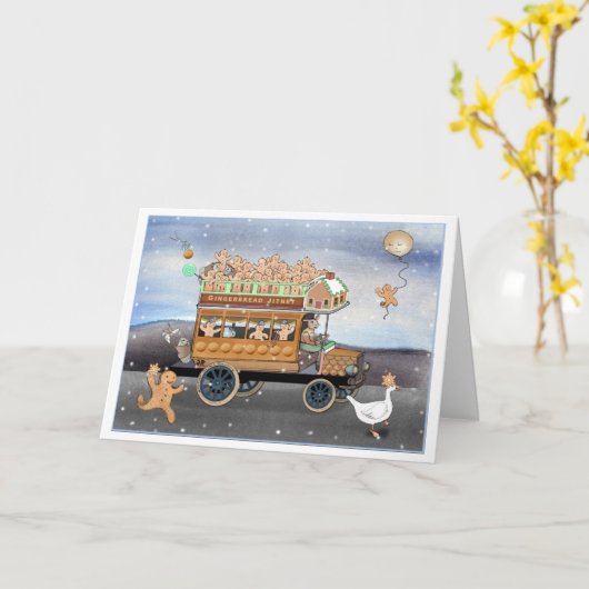 Gingerbread Gitney Omnibus Kaart (Gele Bloem)