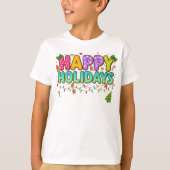 "Gingerbread Glow Holiday Tee" T-shirt (Voorkant)
