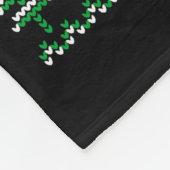 Gingerbread Golf Christmas Cookie Oh Snap Santa Ug Fleece Deken (Hoek)