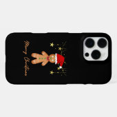Gingerbread Groeten Kerstmis iPhone Hoesje (Achterkant horizontaal)