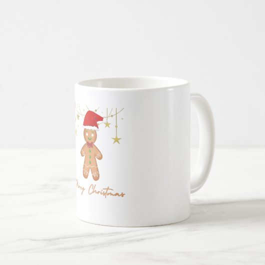 Gingerbread Groeten Kerstmis Koffiemok (Voorkant rechts)