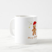 Gingerbread Groeten Kerstmis Koffiemok (Voorkant links)