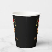 Gingerbread Groeten Kerstmis Papieren Bekers (Rechts)