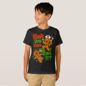 Gingerbread Have You Tried Icing It Funny Christma T-shirt (Voorkant volledig)