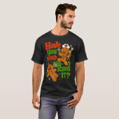 Gingerbread Have You Tried Icing It Funny Christma T-shirt (Voorkant volledig)