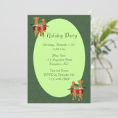 Gingerbread Heren Cookies Kerstvakantie Kaart (Staand voorkant)