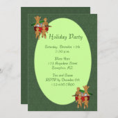 Gingerbread Heren Cookies Kerstvakantie Kaart (Voorkant / Achterkant)