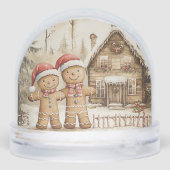 Gingerbread Heren Gingerbread House Sneeuwbol (Achterkant)