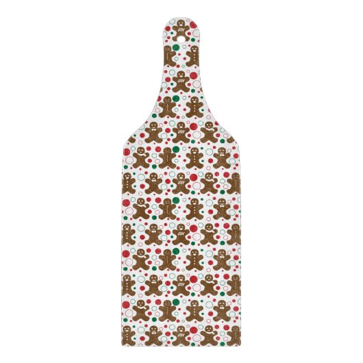 Gingerbread Heren - Glas snijplank (Voorkant)