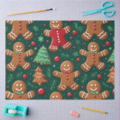 Gingerbread Heren & Kerstboom Cookie Kerstmis Tissuepapier (Craft)