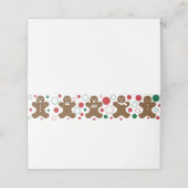 Gingerbread Heren Plaats Kaart Plaatskaartje (Buitenkant ongevouwen)