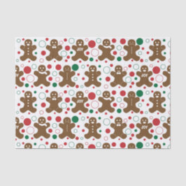 Gingerbread Heren Tissue Paper Tissuepapier