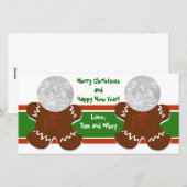 Gingerbread Heren Vakantie Fotokaarten Feestdagenkaart (Voorkant / Achterkant)