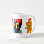 Gingerbread Hip Santa Hat Christmas Tree Hiptamus  Koffiemok (Voorkant rechts)