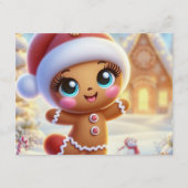 Gingerbread Holiday Joy Kaart (Voorkant)