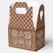 Gingerbread Holiday Treats Kerst Gable Box Bedankdoosjes (Geopend)