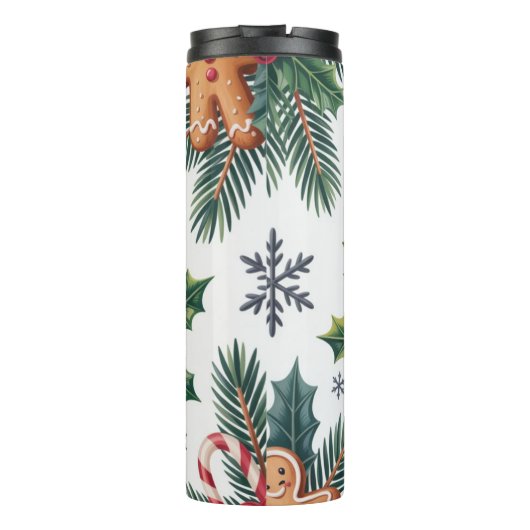 Gingerbread & Holly Delight Thermosbeker (Achterkant)