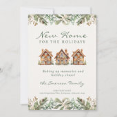 Gingerbread Home Vakantie Kaart (Voorkant)