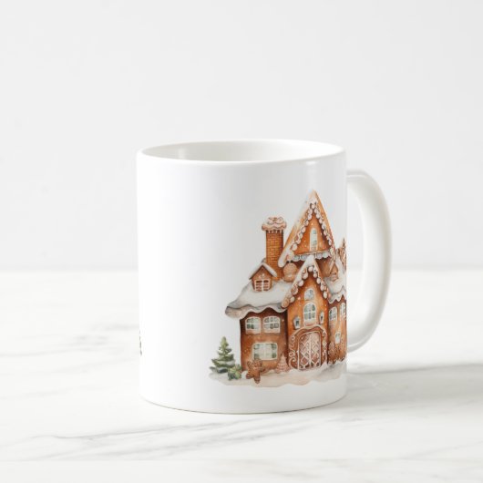 Gingerbread House 11 oz. koffie-Mok Koffiemok (Voorkant rechts)