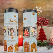 Gingerbread House 5 Fotosjabloon Thermische Tumble Thermosbeker
