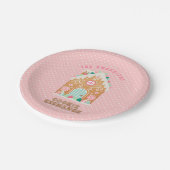 Gingerbread House | Aangepaste uitwisseling van co Papieren Bordje (Gekanteld)