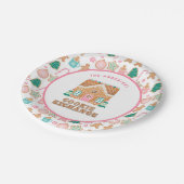 Gingerbread House | Aangepaste uitwisseling van co Papieren Bordje (Gekanteld)