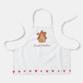 Gingerbread House Apron Schort (Voorkant)