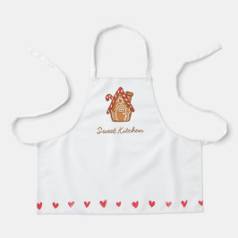 Gingerbread House Apron Schort