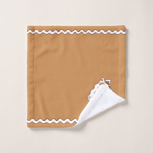 Gingerbread House Badkamer Handdoeken Set (Wasdoekje)