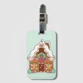 Gingerbread House Bagagelabel (Voorkant (verticaal))