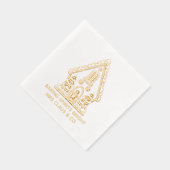 Gingerbread House Baking Corporate Christmas Folie Servetten (Rechts)