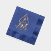 Gingerbread House Baking Corporate Christmas Folie Servetten (Links)