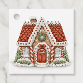 Gingerbread House Bedankjes Labels