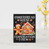Gingerbread House Bouwploeg Koekjes Bakken Kaart (Gele Bloem)