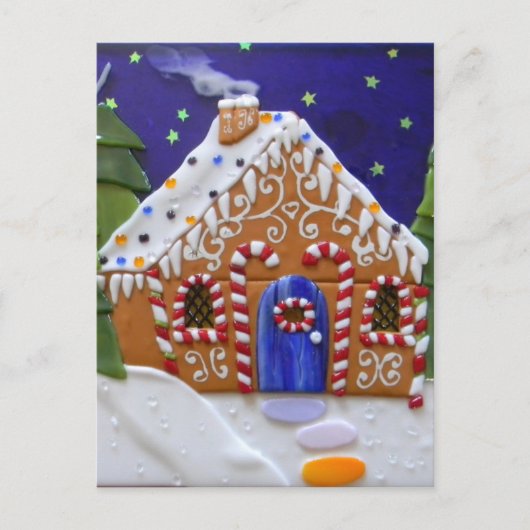 Gingerbread House Briefkaart (Voorkant)