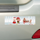 Gingerbread House Bumpersticker (Op auto)