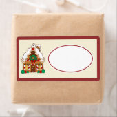Gingerbread House Cadeau Label Label (Insitu)