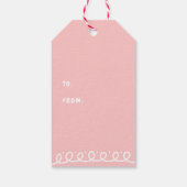 Gingerbread House Cadeau Labels Cadeaulabel (Achterkant)