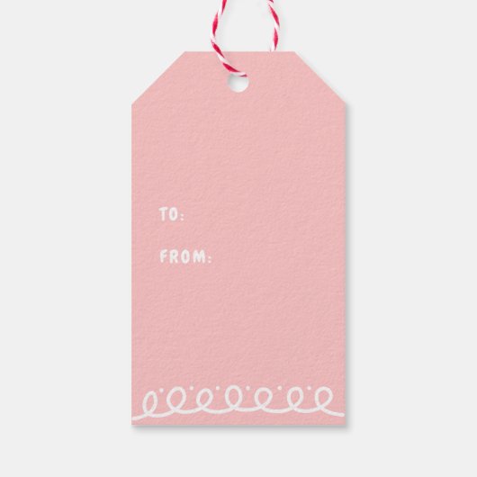 Gingerbread House Cadeau Labels Cadeaulabel (Achterkant)