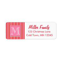 Gingerbread House Candy Cane Stripes