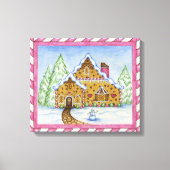 Gingerbread House Canvas Art Print (Voorkant)