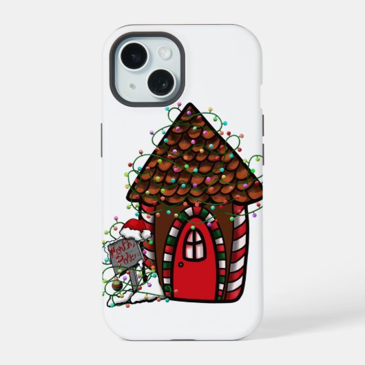 Gingerbread house Case-Mate iPhone hoesje 15 Case (Achterkant)
