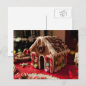 Gingerbread House Christmas Briefkaart (Voorkant / Achterkant)