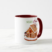 Gingerbread House Christmas Coffee Mok (Voorkant rechts)