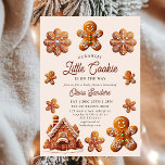 Gingerbread House Christmas Cookie Baby shower Kaart<br><div class="desc">Zoet het feest met de Gingerbread House Christmas Cookie Baby shower Invitation! Deze schattige uitnodiging is voorzien van een feestelijk peperkoek huis versierd met vakantie decoraties, het vastleggen van de gezellige warmte van Kerstmis. Perfect voor een baby shower met een vakantiethema, het ontwerp brengt een mix van charme en seizoensgebonden...</div>