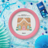 Gingerbread House | Christmas Cookie Exchange Papieren Bordje (Feest)