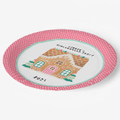 Gingerbread House | Christmas Cookie Exchange Papieren Bordje (Gekanteld)