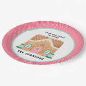 Gingerbread House | Christmas Cookie Exchange Papieren Bordje (Gekanteld)