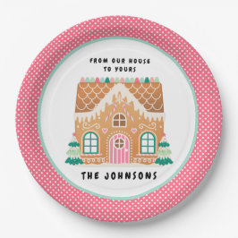 Gingerbread House | Christmas Cookie Exchange Papieren Bordje